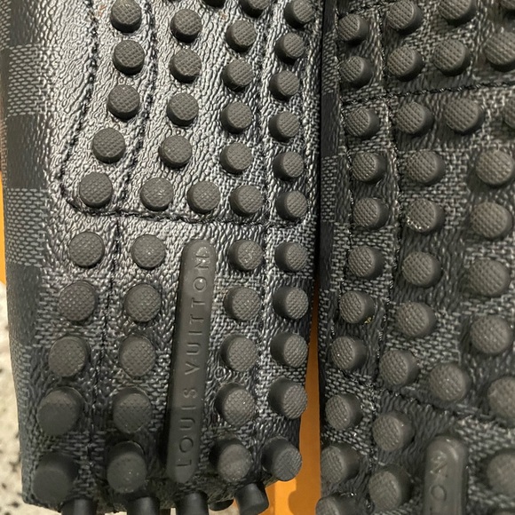 Louis Vuitton Damier Graphite canvas Hockenheim Moccasin 7.5 LV/8.5 US - Picture 7 of 9